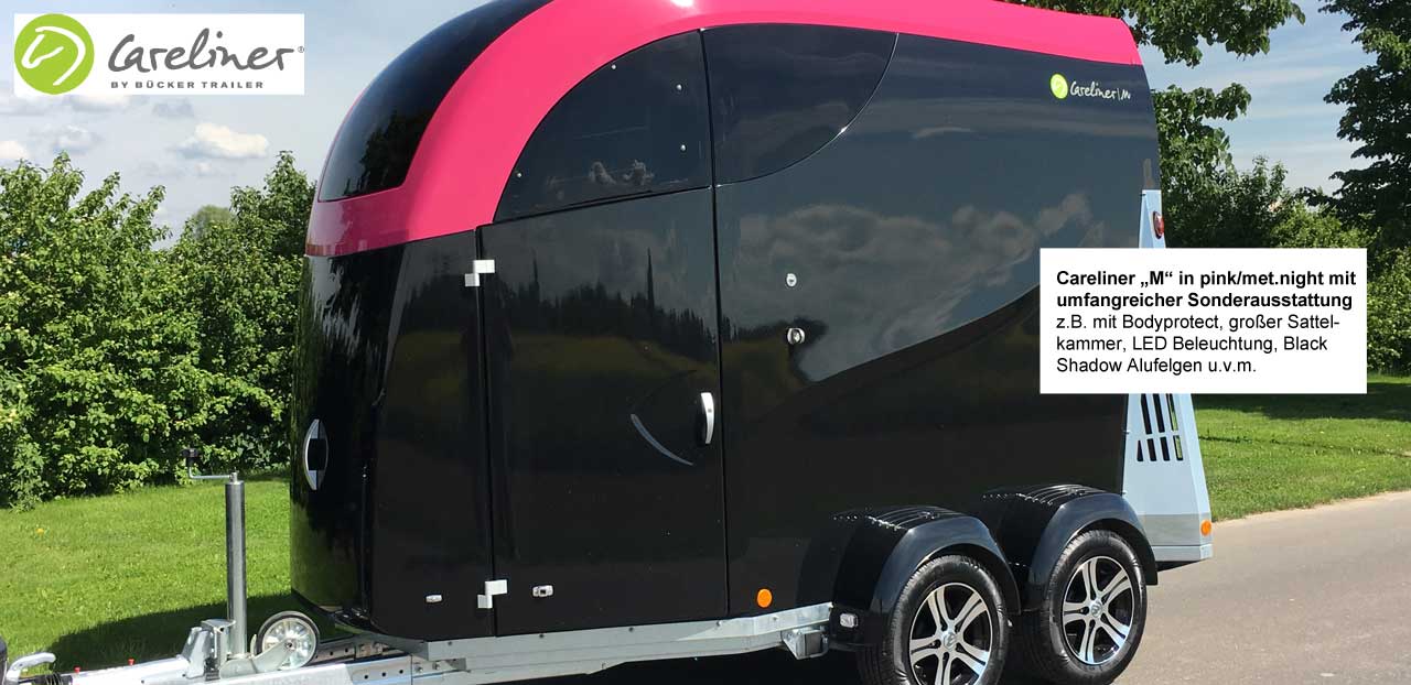 Bücker Careliner M Pink Pferdeanhänger Bücker Careliner M Pink Pferdeanhänger